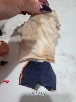 Vintage James Bond 007 Sean Connery Action Figure & Accessories Rare 1960s