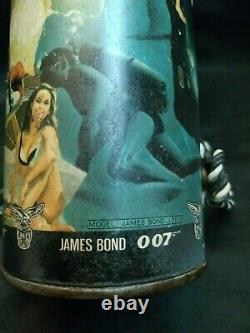 Vintage James Bond 007 Sean Connery Thermos J-250 Eagle Brand Bond Girls 1960