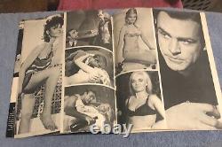 Vintage James Bond 007 gold finger thunder ball Sean Connery movie souvenir book