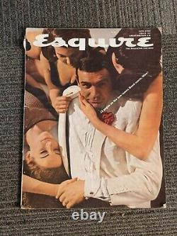 Vintage June 1965 Esquire Magazine Sean Connery James Bond 007 with Bind-In Card