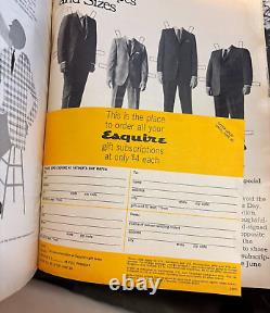 Vintage June 1965 Esquire Magazine Sean Connery James Bond 007 with Bind-In Card