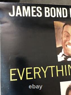 Vintage RARE James Bond Goldfinger Movie Lobby Poster Sean Connery 007 36x24