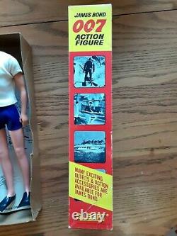 Vintage1965 Gilbert #16101 007 James Bond / Sean Connery Action Figure With Box