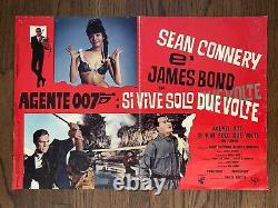 YOU ONLY LIVE TWICE (1967) Sean Connery as James Bond 007 Italian Photobusta