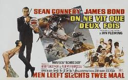 YOU ONLY LIVE TWICE JAMES BOND Belgian movie poster R72 SEAN CONNERY 007 NM