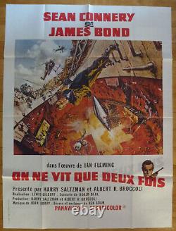 YOU ONLY LIVE TWICE James Bond 007 Sean Connery 47x63 French Original Poster