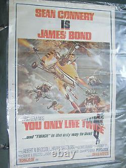 YOU ONLY LIVE TWICE POSTER INDIA JAMES BOND 007 IAN FLEMIN SEAN CONNERY original