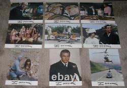 YOU ONLY LIVE TWICE original 1967 lobby card set of 24 JAMES BOND/SEAN CONNERY