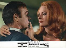 YOU ONLY LIVE TWICE original 1967 lobby card set of 24 JAMES BOND/SEAN CONNERY