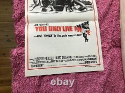 You Only Live Twice Orig daybill Cinema movie poster Sean Connery James Bond 007