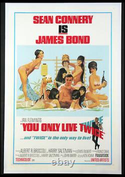 You Only Live Twice Sean Connery As James Bond 1967 Style C Bathtub 1-sheet Lb