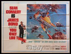 You Only Live Twice Sean Connery James Bond 1967 Subway Poster