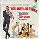 You Only Live Twice'Sunset' Vinyl Stereo LP 1968RR James Bond Sean Connery