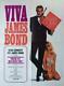 You Only Live Twice Viva James Bond 007 Sean Connery Original Poster