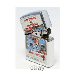 Zippo Oil Lighter 007 James Bond Sean Connery You Only Live Twice 1996 NEW